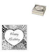 Happy Birthday Briefmarke Gummistempel (Stempel)