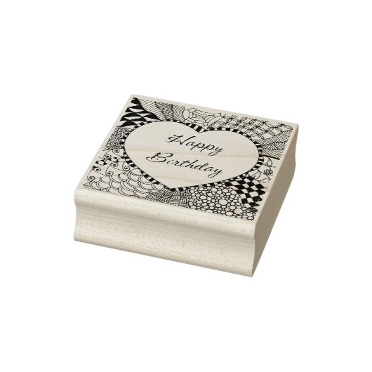 Happy Birthday Briefmarke Gummistempel (Stempel)