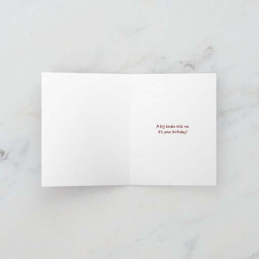 Happy Birthday Bright Text card Karte (Innenseite)