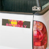 Happy Birthday Bro Art Print Autoaufkleber (Auf Lkw)