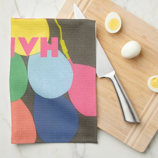 Happy Birthday Bro Art Print Handtuch (Viertel Falte)