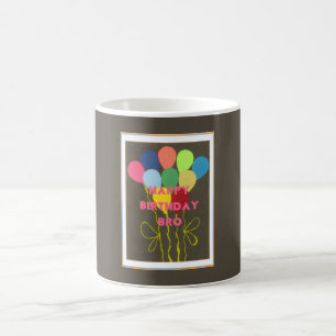 Happy Birthday Bro Art Print Kaffeetasse