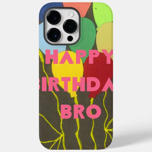Happy Birthday Bro Case-Mate iPhone Hülle (Rückseite)