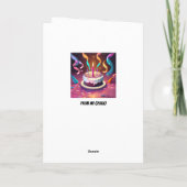 Happy Birthday Brother Funny African American Karte (Rückseite)