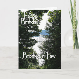 Happy Birthday Brother-in-Law Karte