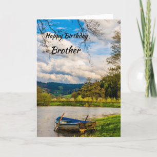 Happy Birthday Brother Karte