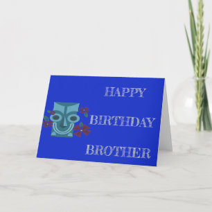 Happy Birthday Brother Karte
