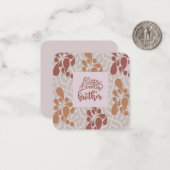 Happy Birthday Brother Note Card Mitteilungskarte (Vorderseite/Rückseite Beispiel)