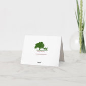 Happy Birthday Brown Miniature Draft Shire Pferd Karte (Rückseite)