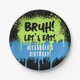 Happy Birthday Bruh Boy's Teenager Teen Boy Pappteller