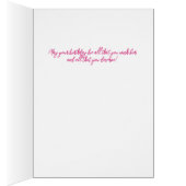 Happy Birthday Bubbles Custom Text Greeting Card (Innen (Rechts))