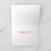 Happy Birthday Bubbles Custom Text Gruß Karte (Innenseite)