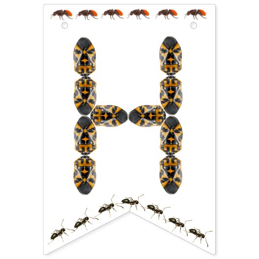 Happy Birthday Bug Themed Banner (Zweite Fahne)