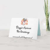 Happy Birthday Bull Dog Card Karte (Rückseite)