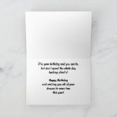 Happy Birthday Bull Dog Karte (Innenseite)