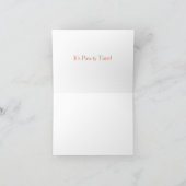 Happy Birthday Bull Terrier Card Karte (Innenseite)