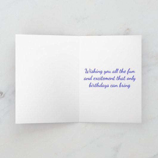 Happy Birthday Bull Terrier Puppy Dog Karte (Innenseite)