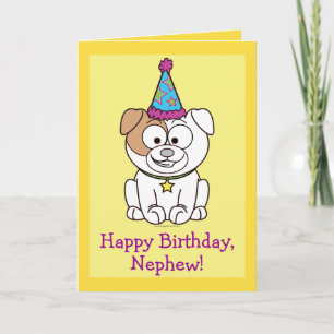 Happy Birthday Bulldog: Nephew Karte
