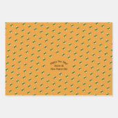 Happy Birthday Bumble Bees Set 3 Geschenkpapier Set (Vorderseite)