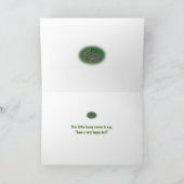 Happy Birthday Bunny Rabbit CordItems Karte (Innenseite)