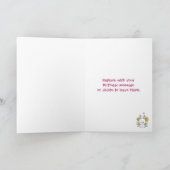Happy Birthday Bunny Rabbit Karte (Innenseite)