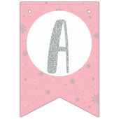 Happy Birthday Bunting Flags - Mädchen zum Geburts Wimpelkette (Dritte Fahne)