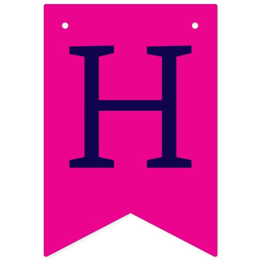 Happy Birthday Bunting Flags Wimpelkette (Zweite Fahne)