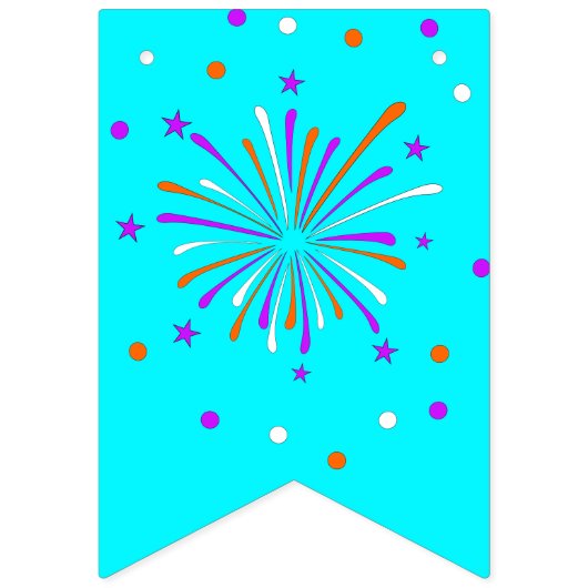 Happy Birthday Bunting Flags Wimpelkette (Erste Fahne)