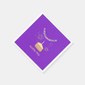 Happy Birthday Bunting Party Serviette (Ecke)