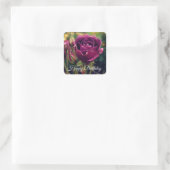 Happy Birthday Burgundy Iceberg Rose #1 Stickers (Tasche)