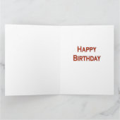 Happy Birthday Butterflies Karte (Innenseite)