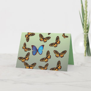 Happy Birthday Butterfly Karte