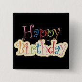 Happy Birthday Button (Vorderseite)