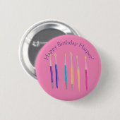 Happy Birthday Button (Vorne & Hinten)