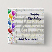 Happy Birthday__ Button (Vorderseite)