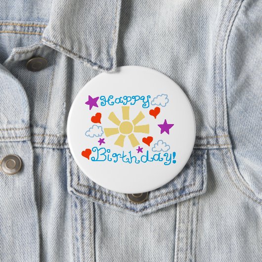 Happy Birthday! Button (Beispiel)