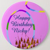 Happy Birthday Button (Vorderseite)