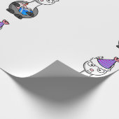 happy birthday cake alpaca geschenkpapier (Ecke)