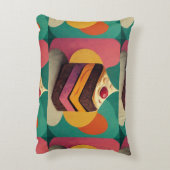 Happy Birthday Cake Brushed Dekokissen (Rückseite(Vertikal))