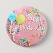 Happy Birthday Cake Button (Vorderseite)