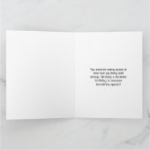 Happy Birthday Cake Card Dankeskarte (Innenseite)