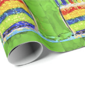 Happy Birthday Cake Celebrate Gift Wraps Geschenkpapier (Rolleneckpunkt)