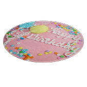 Happy Birthday Cake Cutting Board Schneidebrett (Ecke)