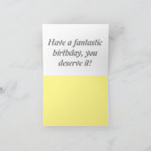 Happy Birthday Cake Dankeskarte (Innenseite)