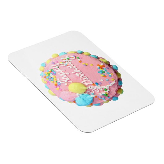 Happy Birthday Cake Flexi Magnet (Rechte Seite)