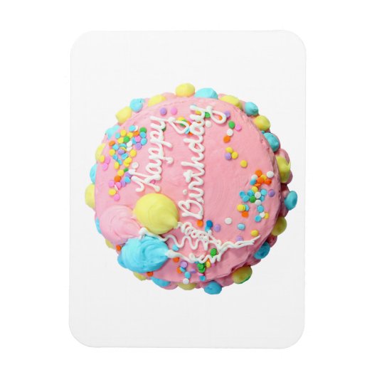 Happy Birthday Cake Flexi Magnet (Vertikal)