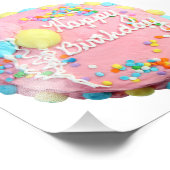 Happy Birthday Cake Foto Prints (Ecke)