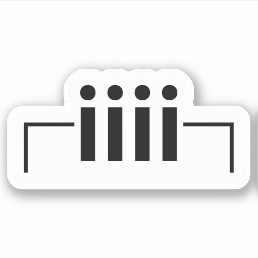 Happy Birthday [ Cake ] Japanische Emoticon-Aufkle Aufkleber (Vorderseite)