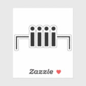 Happy Birthday [ Cake ] Japanisches Emoticon Aufkleber (Blatt)