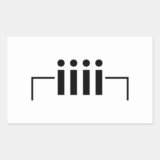 Happy Birthday [ Cake ] Japanisches Emoticon Rechteckiger Aufkleber (Vorderseite)